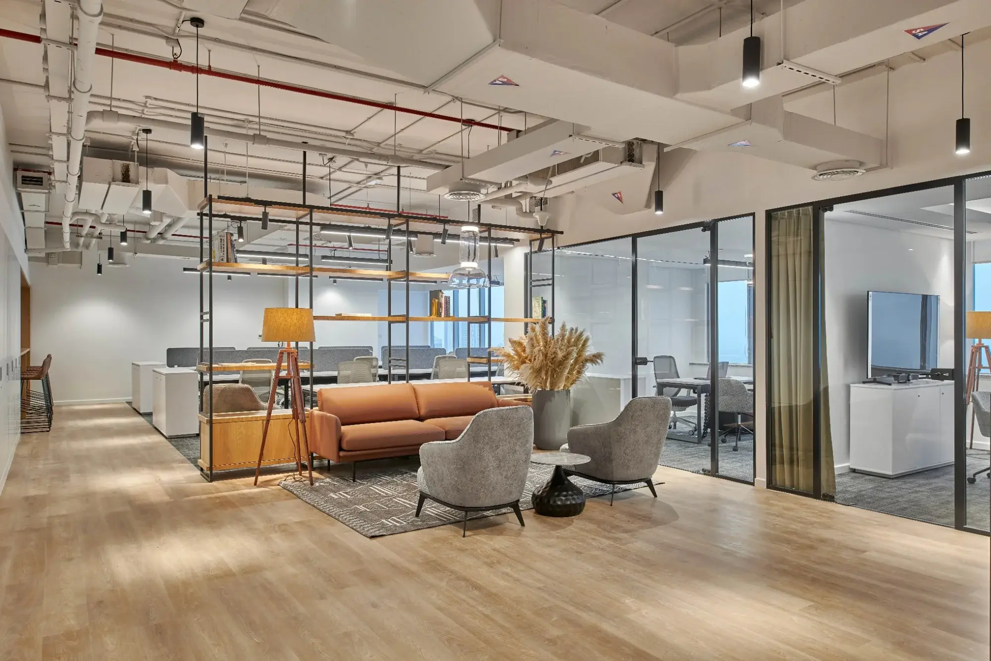 Completed commercial fit-out by a vetted contractor