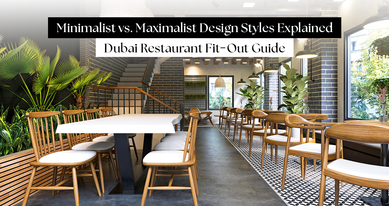 Dubai Restaurant Fit-Out Guide: Minimalist vs. Maximalist Design Styles Explained